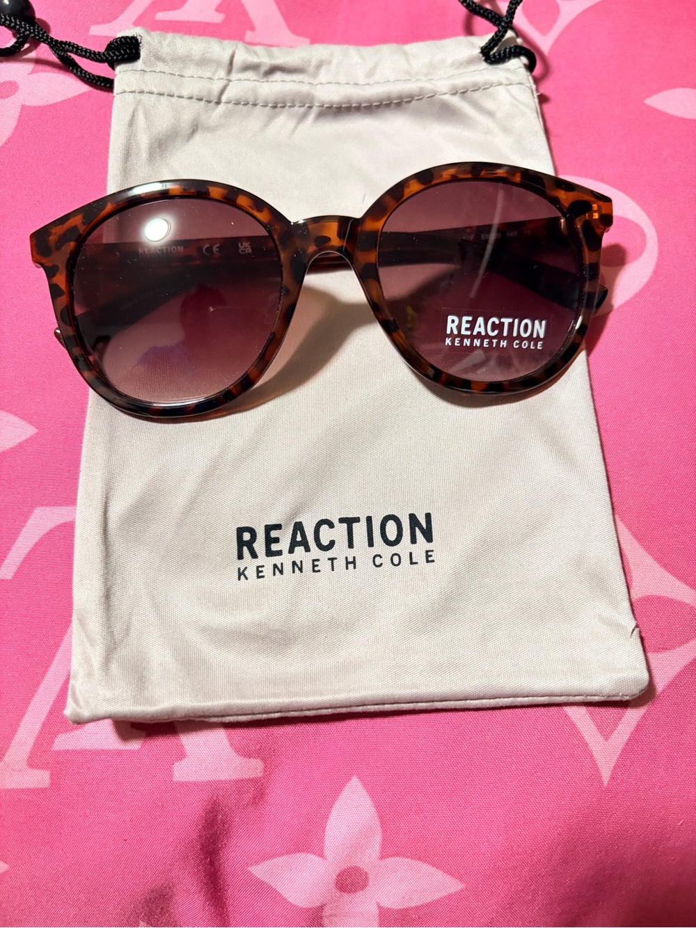 Kenneth Cole Reaction Kids Tortoise Shell Sunglasses - Brown